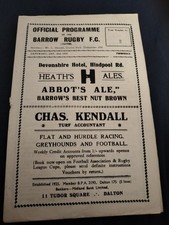 VINTAGE RUGBY LEAGUE PROGRAMME