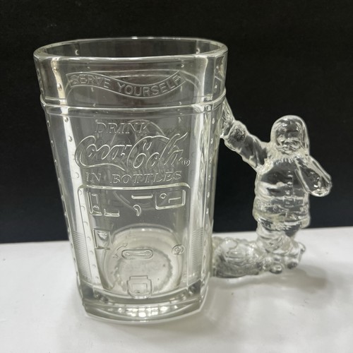 Vintage glass coca - glass,