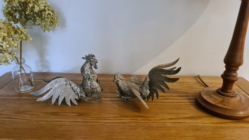 Vintage pair silver - vintage, metal