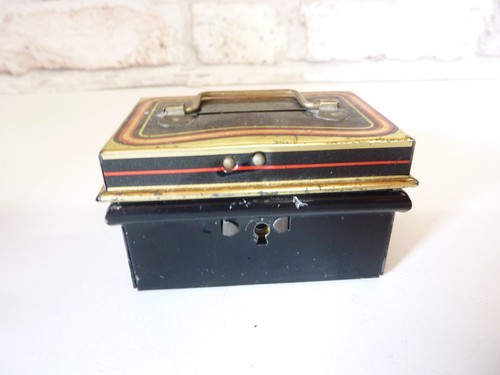 Vintage miniature metal cash - miniature,