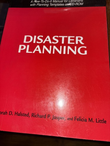 Disaster planning a - planning:,