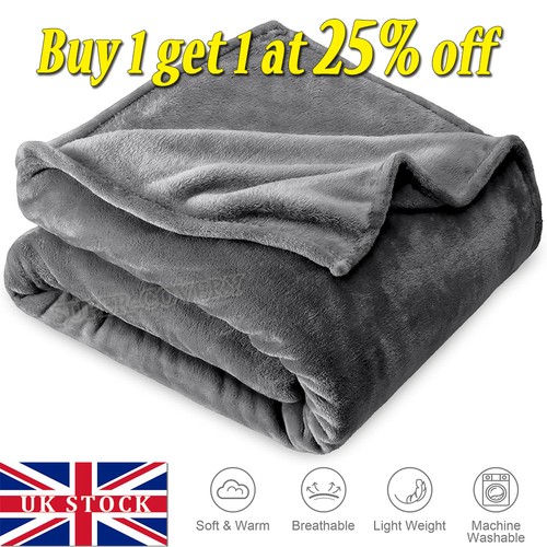 King size deluxe plush fleece - size,
