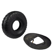 2Pcs Tyre And Inner Tube 4.80 / 4.00 - 8 Fits 16" Wheelbarrow Wheel Wheels New