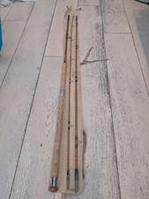 RARE B JAMES & SON Avon Perfection Split Cane Fishing Rod  11' 2" 