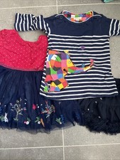 Monsoon/ Jojo/ Joules 2 X Dress And Tutu Net Skirt Age 12 Months