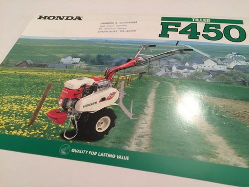 Honda tiller f450 original - f450,