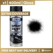 1 x 400ml Black Gloss Spray