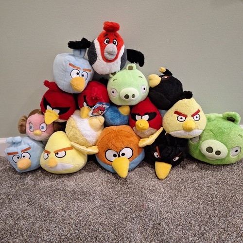 Lot angry birds plush - lot,