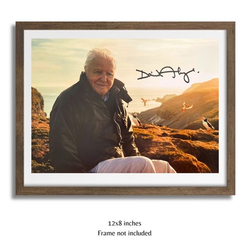 David attenborough autograph - david,