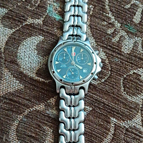 Swiss military 40mm watch - military,