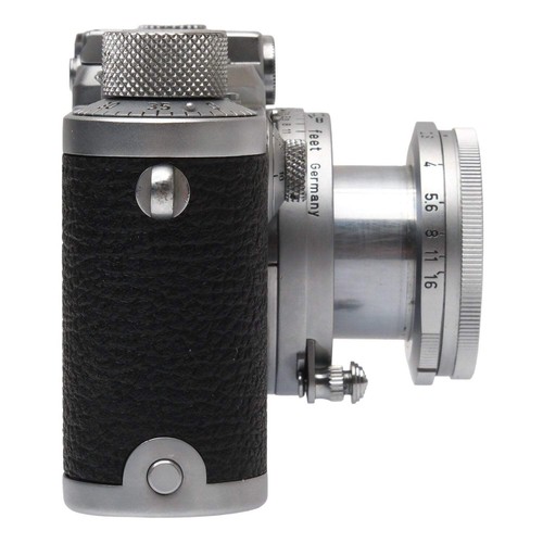 Leica iiif black dial 5cm - leica,