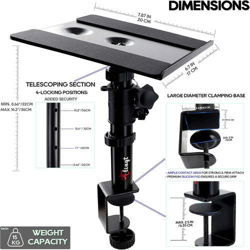 Speaker stands 17x20cm - speaker,