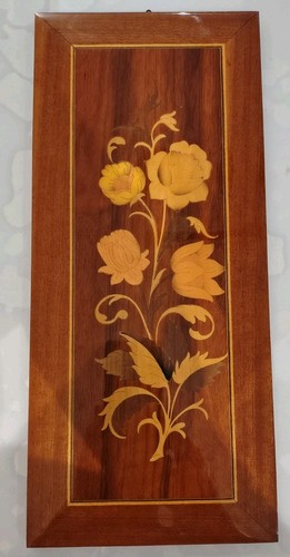 Vintage inlaid wood - ,