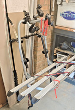 Strong fixed 3 bike car rack -
