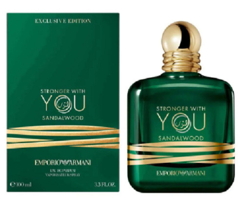 Armani stronger with - with, you