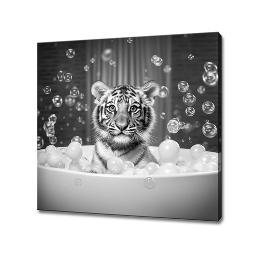 Cute tiger the bubble - the,