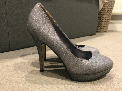 Court shoe silver - shoe, silver/grey