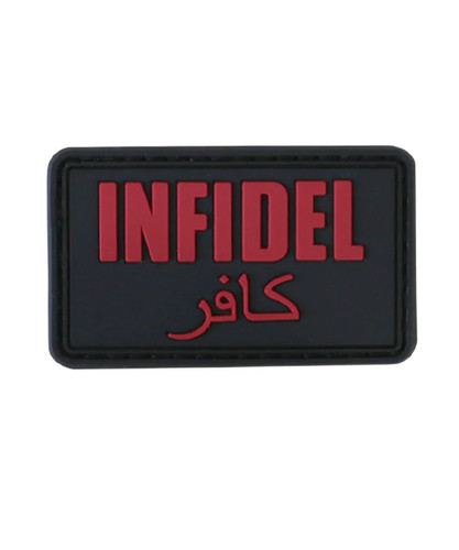 Infidel patch red tactical - infidel,