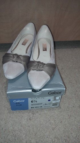 Gabor fifi nude suede satin - gabor,