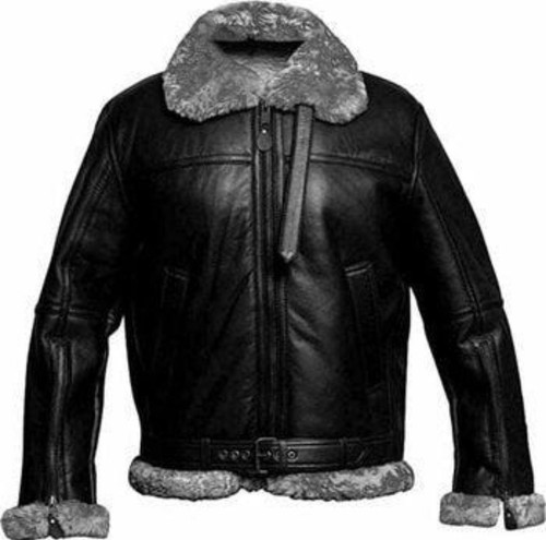 Black 100 shearling leather - black,