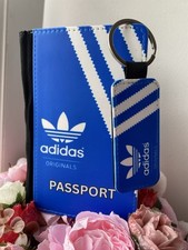 Adidas classic blue & white