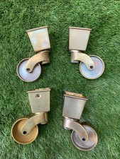 Solid Brass Furniture Castors 4X BR307