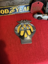 Vintage Car Badge - AA Member Car Badge - AUTOMOBILE ASSOCIATION Car Badge