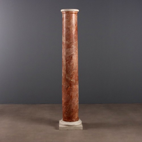 Antique column red and - red,