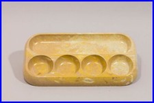 Yellow Bakelite Desk Tray /