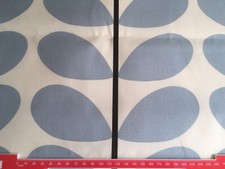 138cm x 25cm Long Orla Kiely Two Colour Stem Powder Blue Medium cotton New