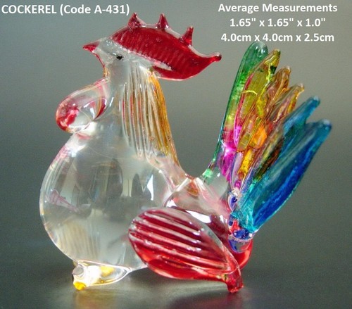 Beautiful glass cockerel - beautiful,