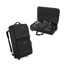 DJ Controller Bag Backpack with Wheels Compatible with Pioneer XDJ RX2/ XDJ R...