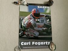 CARL FOGARTY SHARK HELMET POSTER