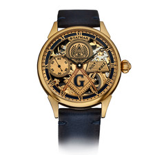Masonic Skeleton Watch -