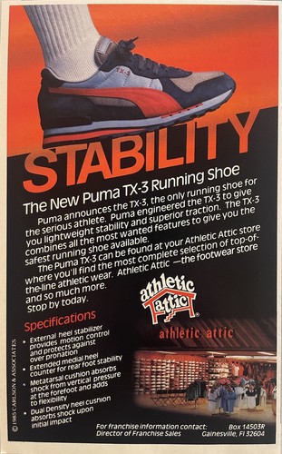 Puma running shoe - ad,  