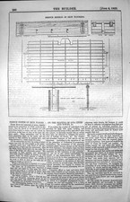 Old French Method Iron Flooring System Floors Joists Entretoises 1853 Victorian