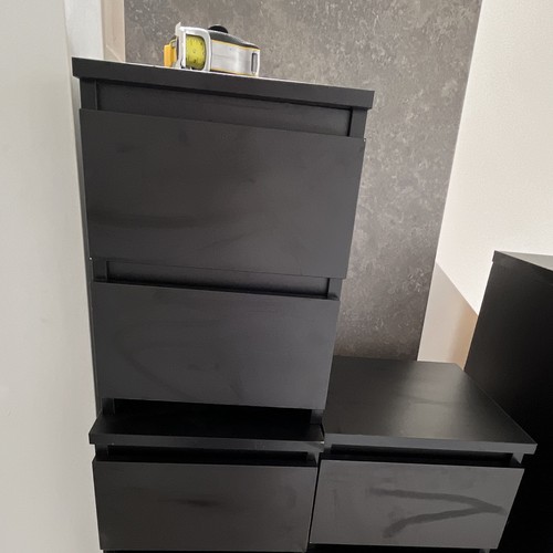 Ikea black chest - ikea, of