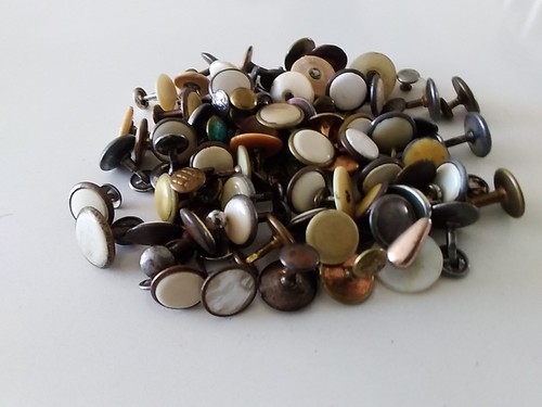 Antique vintage collar studs - antique,