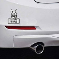 Car Bumper Stickers German Shepherd Dog On Board Car Decal Window Sticker