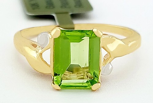 Genuine cts peridot - 2.55, ring