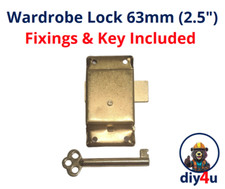 Wardrobe Cupboard Lock 63mm