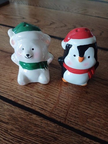Novelty ceramic salt and - ceramic,