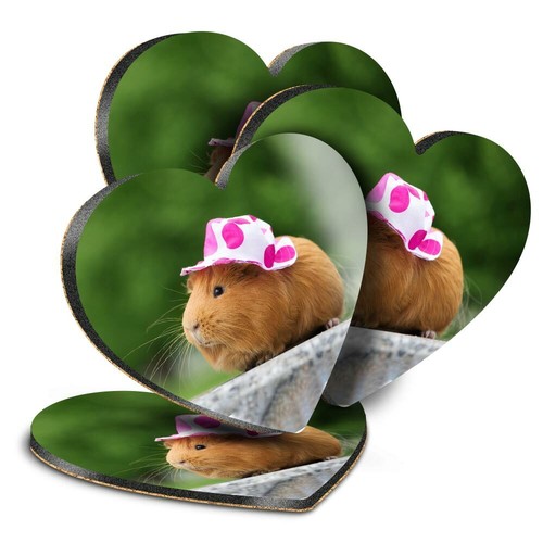 Heart mdf coasters - mdf,