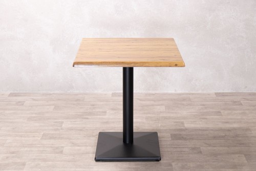 Restaurant table square - table, aged