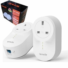 Tenda PH6 1000Mbps AV1000 Passthrough Powerline Adapter Kit Ethernet Home Plugs