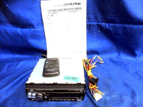 Alpine cda 9805j single - single, din