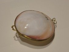 Vintage Shell Clam Trinket Box