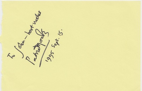 Patrick moore signed - patrick, autograph