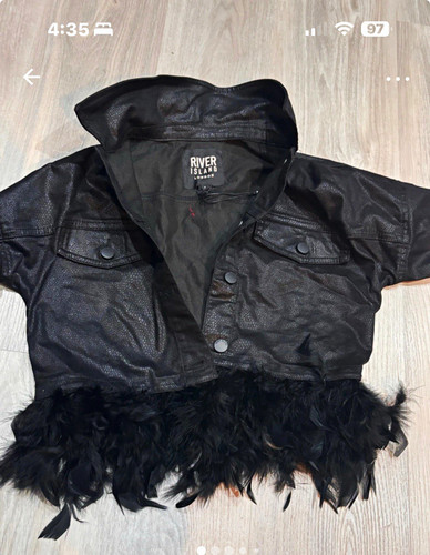 River island black - river, faux