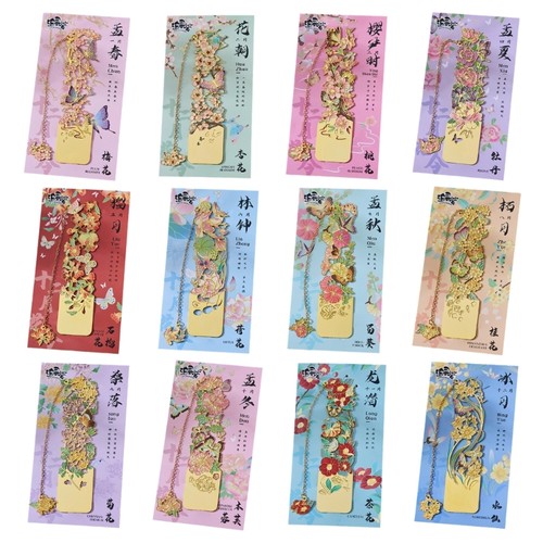 Retro book markers metal - retro,